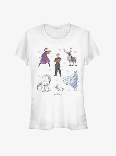 Frozen 2 Doodles Girls T-Shirt