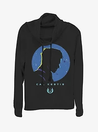 Star Wars Jedi: Fallen Order Cal Kestis Cowl Neck Long-Sleeve Girls Top