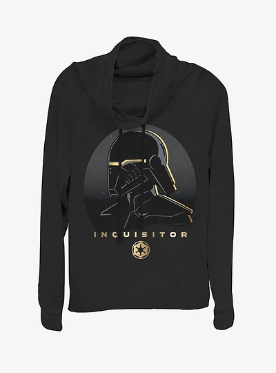 Star Wars Jedi: Fallen Order Inquisitor Gold Cowl Neck Long-Sleeve Girls Top