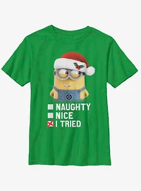 Despicable Me Minions I Tried Youth T-Shirt