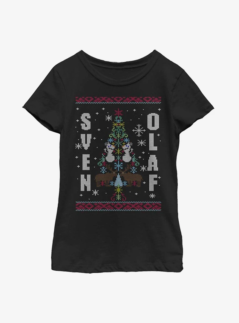Disney Frozen Sven & Olaf Youth Girls T-Shirt