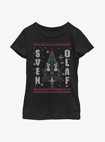 Disney Frozen Sven & Olaf Youth Girls T-Shirt