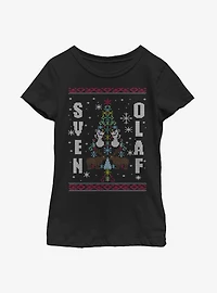 Disney Frozen Sven & Olaf Youth Girls T-Shirt