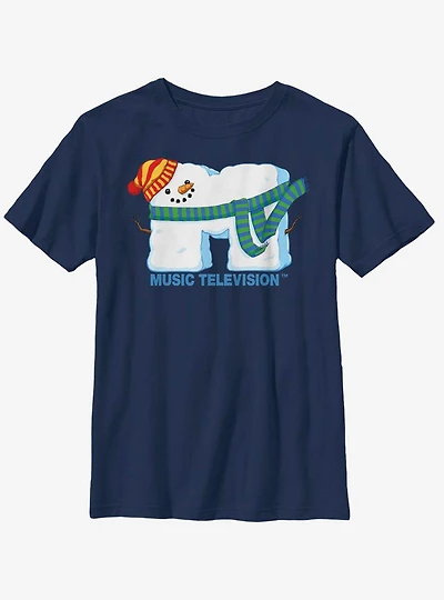 MTV Snow Man Logo Youth T-Shirt