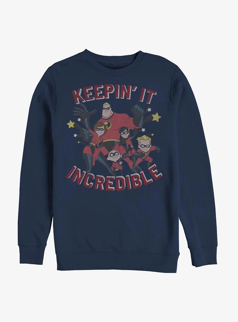 Disney Pixar The Incredibles Keepin'  It Incredible Sweatshirt