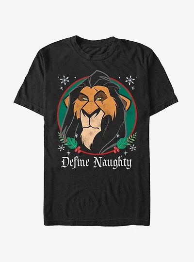 Disney The Lion King Scar Define Naughty T-Shirt