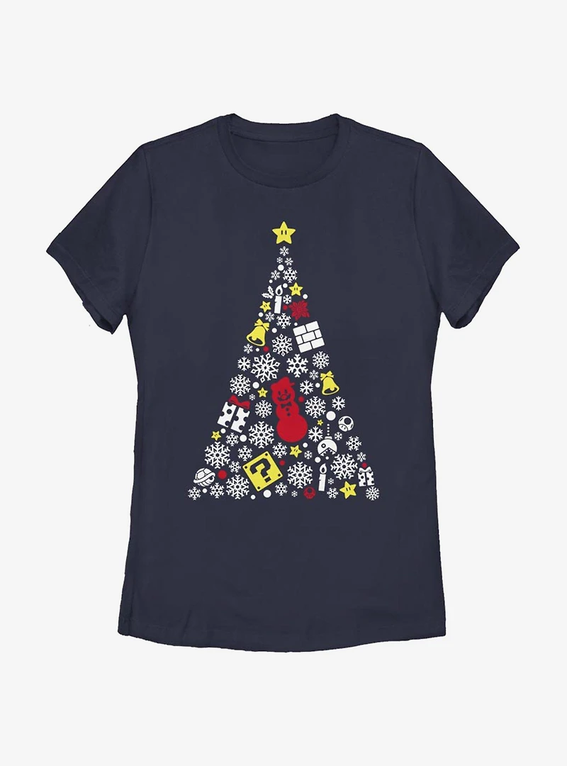 Nintendo Super Mario Evergreen Womens T-Shirt