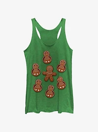 Star Wars Porg Chewie Holiday Cookies Womens Tank Top
