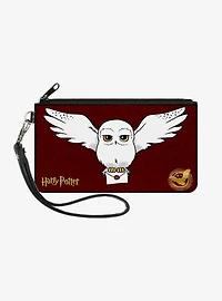 Harry Potter Hedwig Delivery Wallet Canvas Wristlet