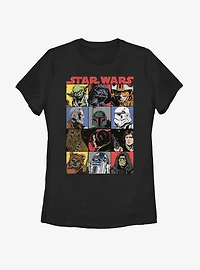 Star Wars Comic Art Womens T-Shirt