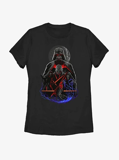 Star Wars Lords Of The Dark Side Womens T-Shirt