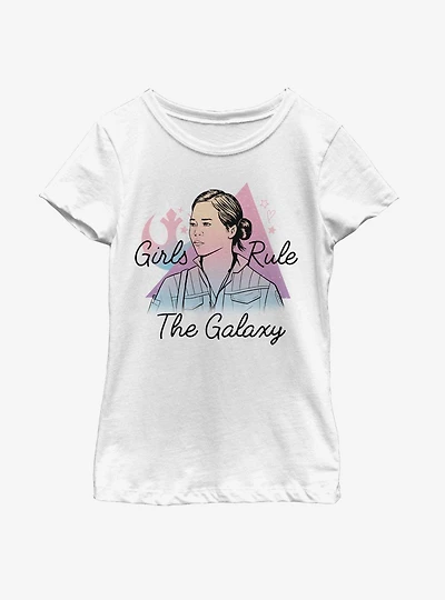 Star Wars Rose Pastel Girls Rule Youth T-Shirt