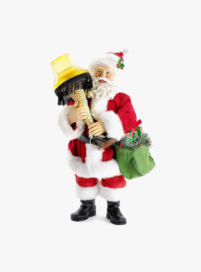 Leg Lamp Fabriche Santa With Light