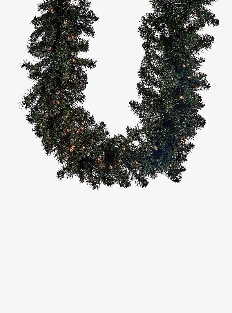 Pre-Lit Vanderbilt 9 Foot X 14 Inch Garland