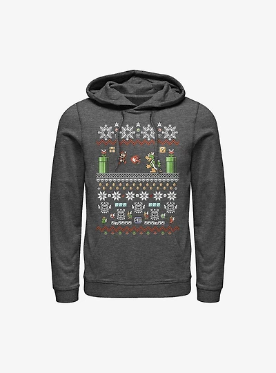 Super Mario Christmas Game Hoodie