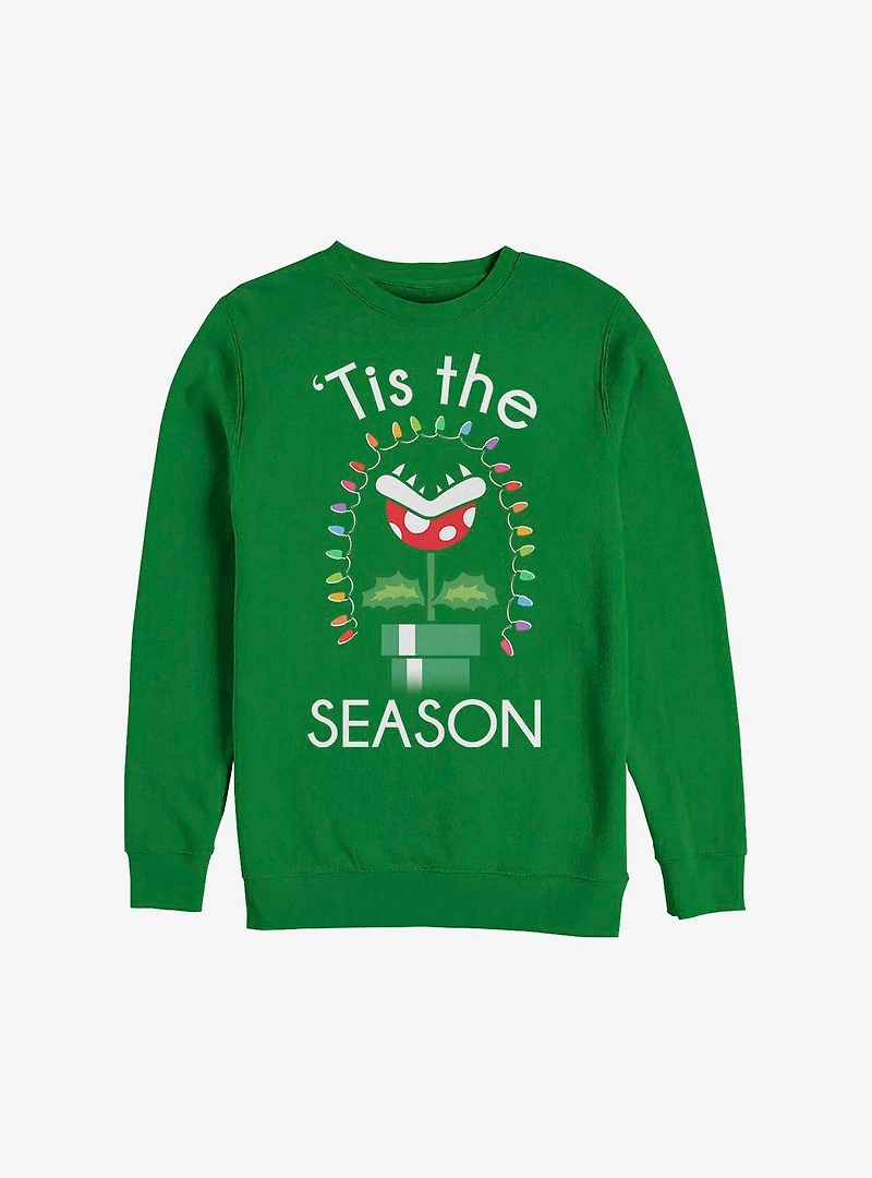 Super Mario Christmas Piranha Sweatshirt