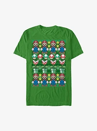 Super Mario Holiday Sweater T-Shirt