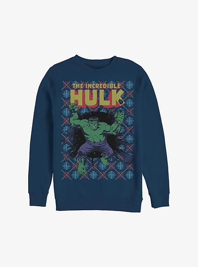 Marvel Hulk Smash Holiday Sweatshirt