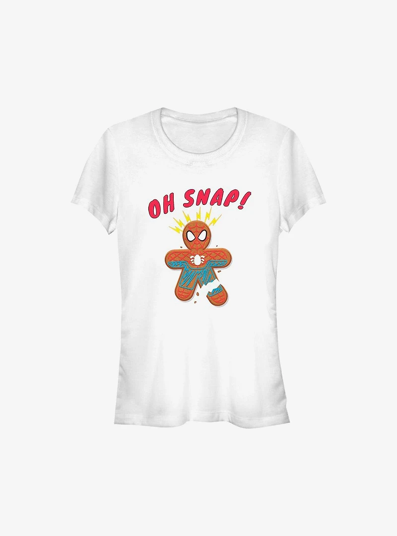 Marvel Spider-Man Spider Cookie Holiday Girls T-Shirt