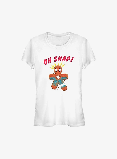 Marvel Spider-Man Spider Cookie Holiday Girls T-Shirt