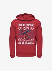 Marvel Spider-Man Amazing Ugly Christmas Sweater Hoodie