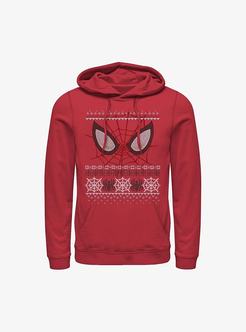 Marvel Spider-Man Eyes Christmas Sweater Hoodie
