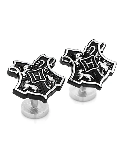 Harry Potter Hogwarts Crest 3D Cufflinks
