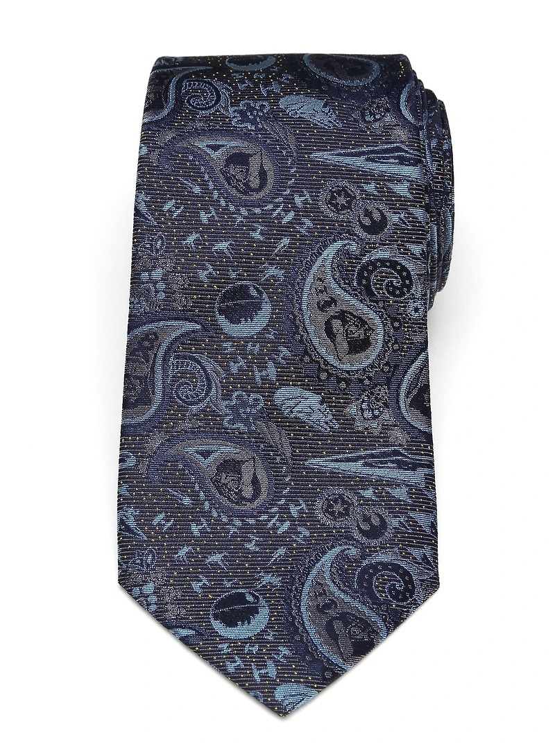 Star Wars Vader Paisley Blue and Gray Tie