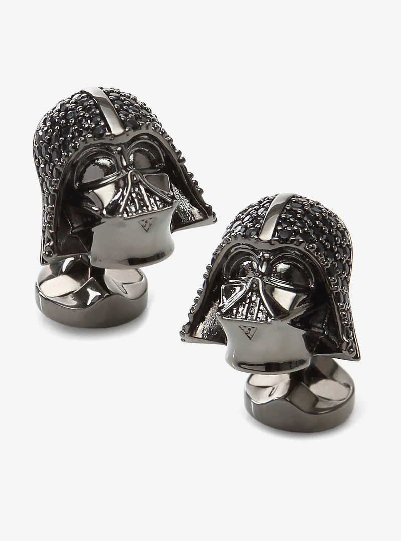 Star Wars Darth Vader Crystal Helmet Cufflinks