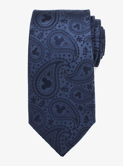 Disney Mickey Mouse Navy Paisley Tie