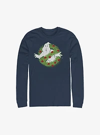 Ghostbusters Holiday Logo Long-Sleeve T-Shirt