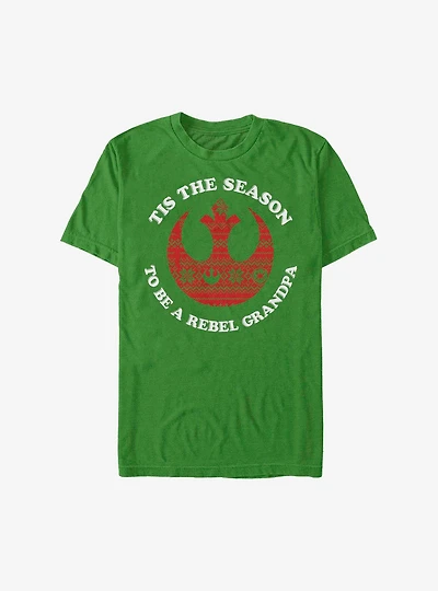 Star Wars Rebel Grandpa Holiday T-Shirt