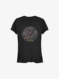 Star Wars Linear Christmas Girls T-Shirt