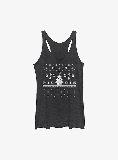 Super Mario Video Game Holiday Girls Tank