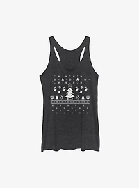 Super Mario Video Game Holiday Girls Tank