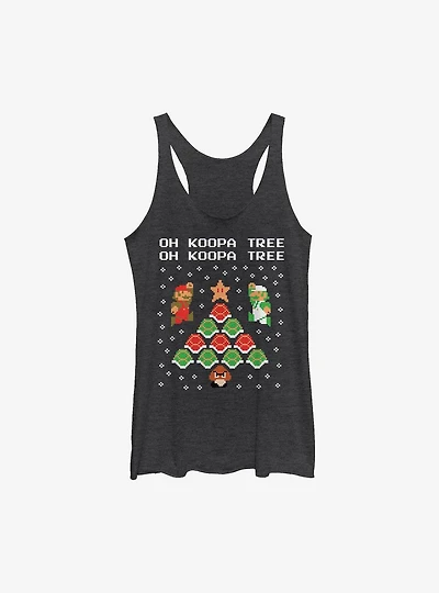 Super Mario Koopa Tree Holiday Girls Tank