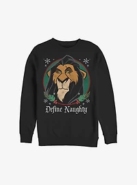 Disney The Lion King Define Naughty Holiday Sweatshirt