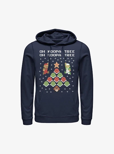 Super Mario Koopa Tree Holiday Hoodie