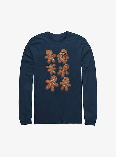 Super Mario Gingerbread Wars Holiday Long-Sleeve T-Shirt