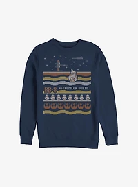 Star Wars Episode VII The Force Awakens Astromech Droid Ugly Christmas Sweater Sweatshirt
