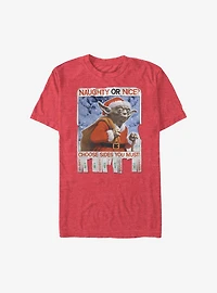 Star Wars Naughty Or Nice Holiday T-Shirt