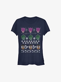 Marvel Avengers Sweater Christmas Girls T-Shirt