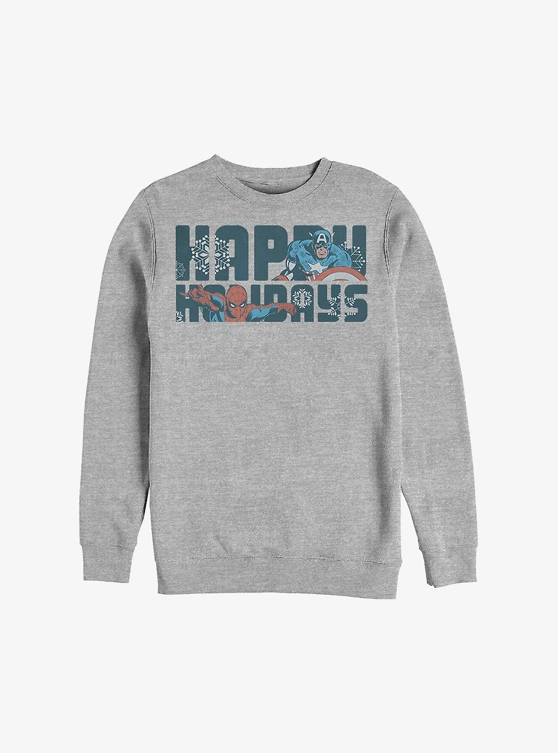 Marvel Avengers Happiest Of Holidays Sweatshirt