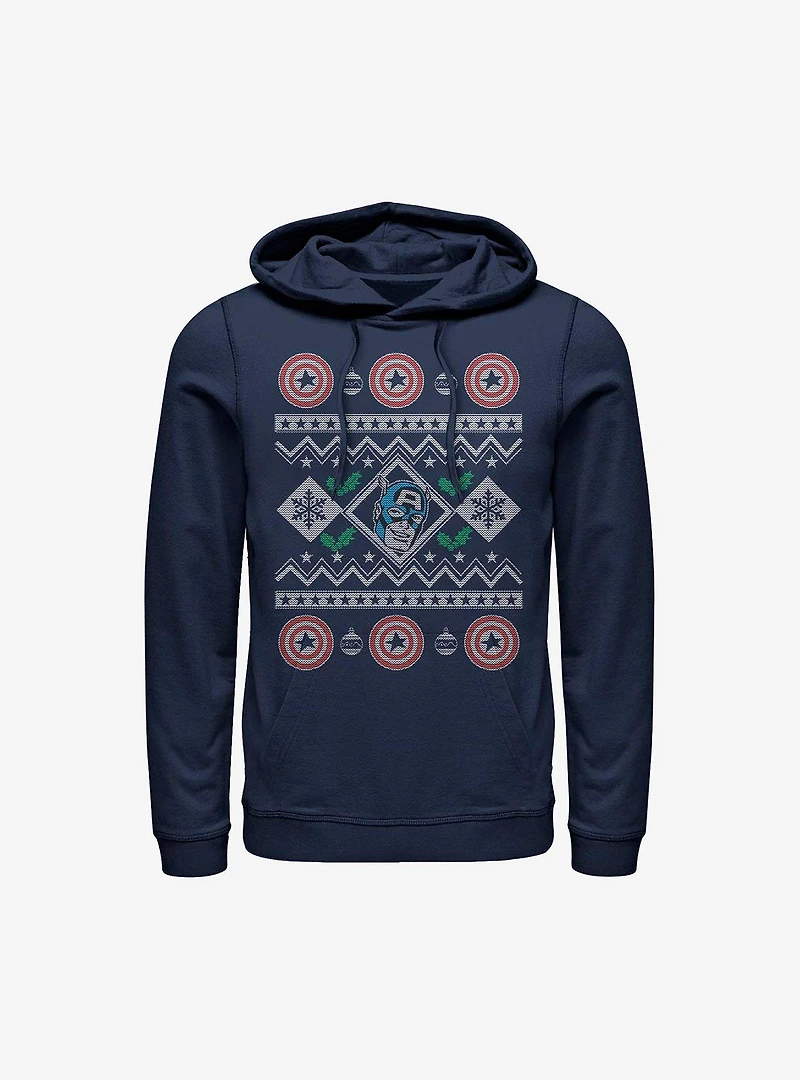 Marvel Captain America Christmas Sweater Hoodie