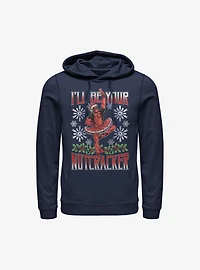 Marvel Deadpool Nutcracker Christmas Hoodie