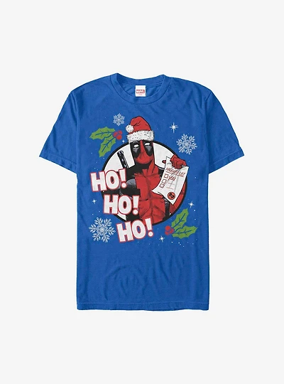 Marvel Deadpool Naughty List Holiday T-Shirt