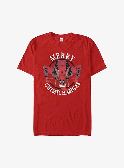 Marvel Deadpool Merry Chimichangas Holiday T-Shirt