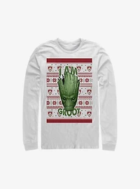 Marvel Guardians Of The Galaxy Groot Christmas Long-Sleeve T-Shirt