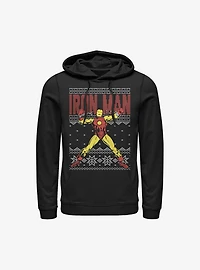 Marvel Iron Man Ugly Christmas Sweater Hoodie