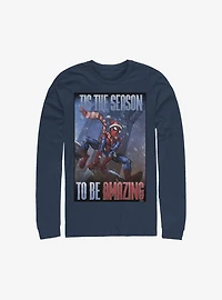 Marvel Spider-Man 'Tis The Season Holiday Long-Sleeve T-Shirt